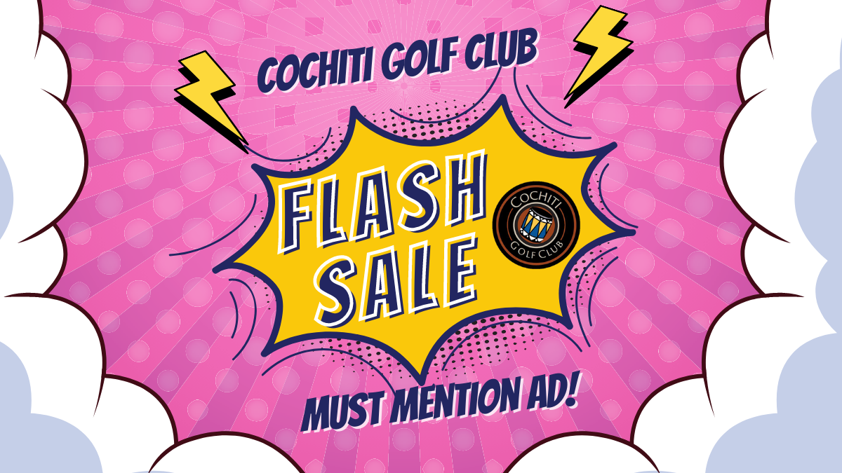 Cochiti Flash Sale 323 blog